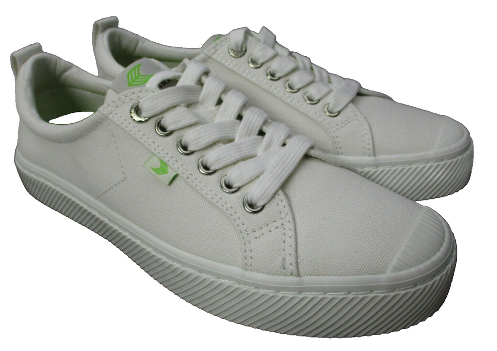 Cariuma OCA Low Mystic White Canvas Shoes Womens Sz 9.5